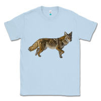 Dusty Blue coyote Classic Tee - LillyAllenDesigns