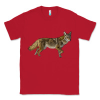 Red coyote Classic Tee - LillyAllenDesigns