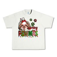 Pistachio merry pawmas christmas shih tzu Urban Heavy Tee - Jasminsmagicworld