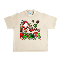 Sandshell merry pawmas christmas shih tzu Urban Heavy Tee - Jasminsmagicworld