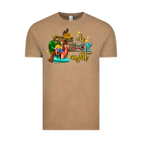 Vintage Coffee oh holy night with sunflower and cross Vintage Tee - AdoDesignShop