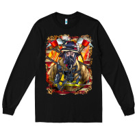 Black firefighter axe and ladder Long Sleeve Tee - LillyAllenDesigns