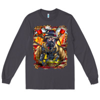 Smoke firefighter axe and ladder Long Sleeve Tee - LillyAllenDesigns