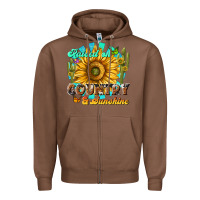 Chestnut raised on country  sunshine Zipper Hoodie - NancyCooperArtShop