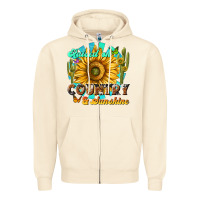 Raised On Country  Sunshine Zipper Hoodie | Teevron