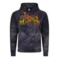 Cloud Black blessed afro woman hands Vintage Hoodie - AdoDesignShop