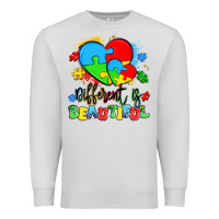 Dove Grey different is beautiful Premium Sweatshirt - Artiststas