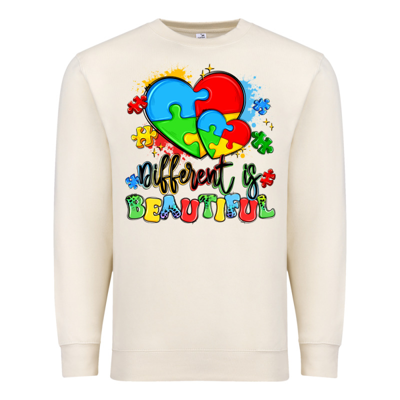 Different Is Beautiful Premium Sweatshirt by Artiststas | Teevron