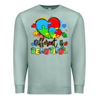 Seafoam different is beautiful Premium Sweatshirt - Artiststas