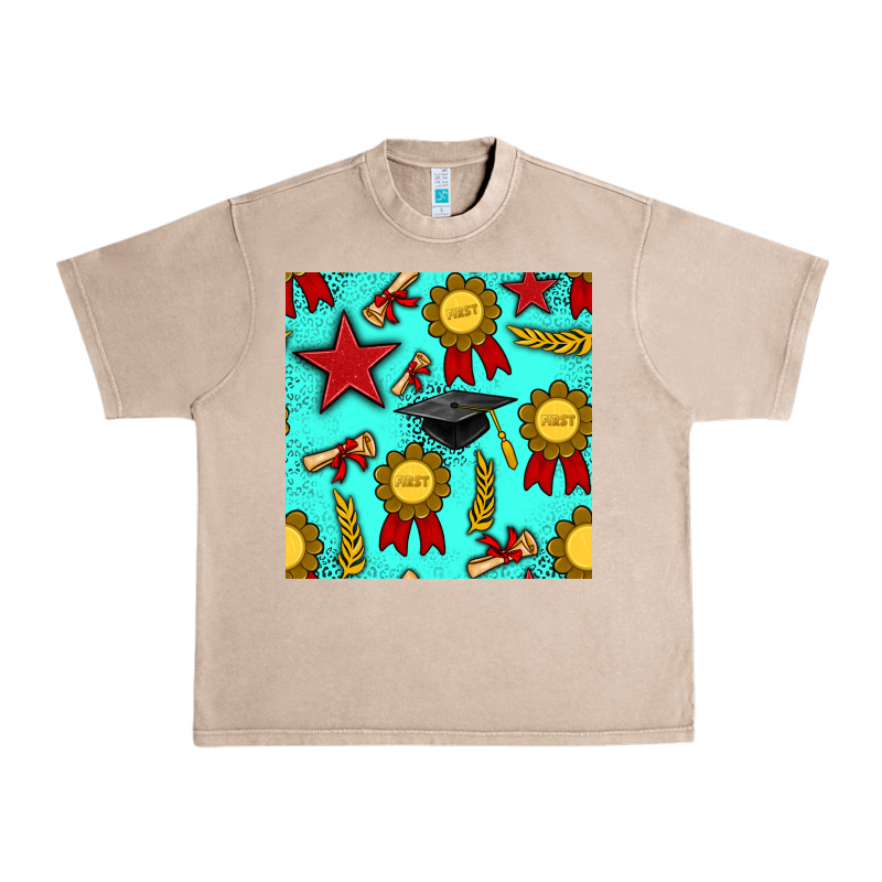 Graduation Seamless Pattern Urban Heavy Tee by BundleAndBundleShop | Teevron