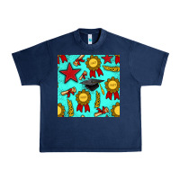 Navy graduation seamless pattern Urban Heavy Tee - BundleAndBundleShop