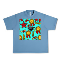 Pebble Blue graduation seamless pattern Urban Heavy Tee - BundleAndBundleShop