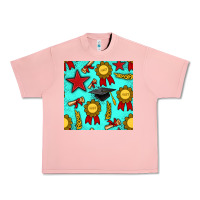 Salmon graduation seamless pattern Urban Heavy Tee - BundleAndBundleShop