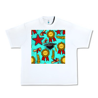 White graduation seamless pattern Urban Heavy Tee - BundleAndBundleShop