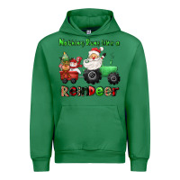Emerald nothing runs like a reindeer Urban Hoodie - CowGirlArtShop