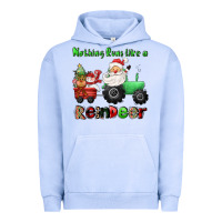 Pigment Grape Ice nothing runs like a reindeer Urban Hoodie - CowGirlArtShop