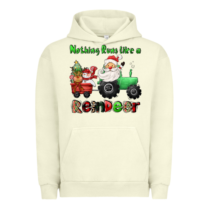 Nothing Runs Like A Reindeer Urban Hoodie by CowGirlArtShop | Teevron