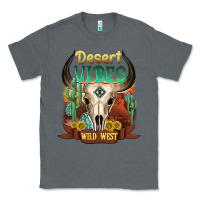 Charcoal Heather desert vibes wild west Classic Tee - NancyCooperArtShop