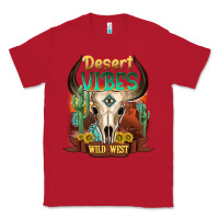 Red desert vibes wild west Classic Tee - NancyCooperArtShop