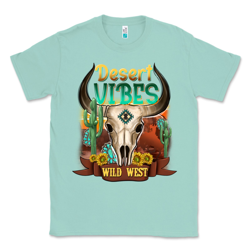 Desert Vibes Wild West Classic Tee by NancyCooperArtShop | Teevron
