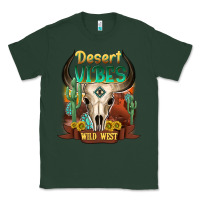 Sports Green desert vibes wild west Classic Tee - NancyCooperArtShop