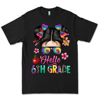 Black hello sixth grade kid Premium Tee - texasbilliewilder