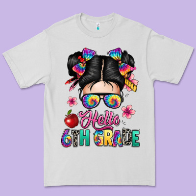 Hello Sixth Grade Kid Premium Tee Designed By Texasbilliewilder