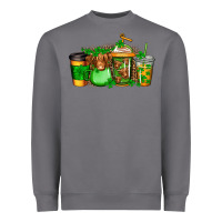 Storm longhaired cow st patricks coffee Heavyweight Sweatshirt - Jasminsmagicworld