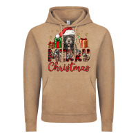 Vintage Coffee merry christmas pitbull Vintage Hoodie - JahusDesignShop