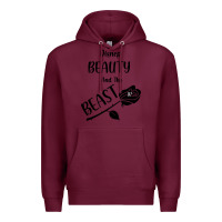 Burgundy Wrt Beauty And The Beast Premium Hoodie - Bettercallsaul