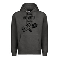 Charcoal Heather Wrt Beauty And The Beast Premium Hoodie - Bettercallsaul