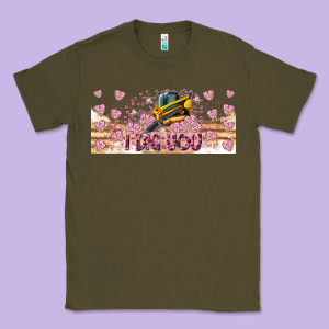 I Dig You Valentine 16oz Classic Tee Designed By Cowhidedigitalart