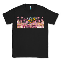 Black I Dig You Valentine 16oz Classic Tee - CowhideDigitalArt
