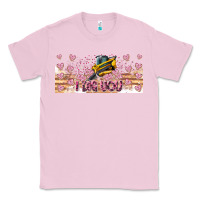 Bubblegum Pink I Dig You Valentine 16oz Classic Tee - CowhideDigitalArt