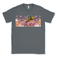 Charcoal Heather I Dig You Valentine 16oz Classic Tee - CowhideDigitalArt