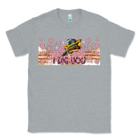 Heather Grey I Dig You Valentine 16oz Classic Tee - CowhideDigitalArt