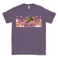 Lavender I Dig You Valentine 16oz Classic Tee - CowhideDigitalArt
