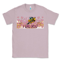 Lilac I Dig You Valentine 16oz Classic Tee - CowhideDigitalArt