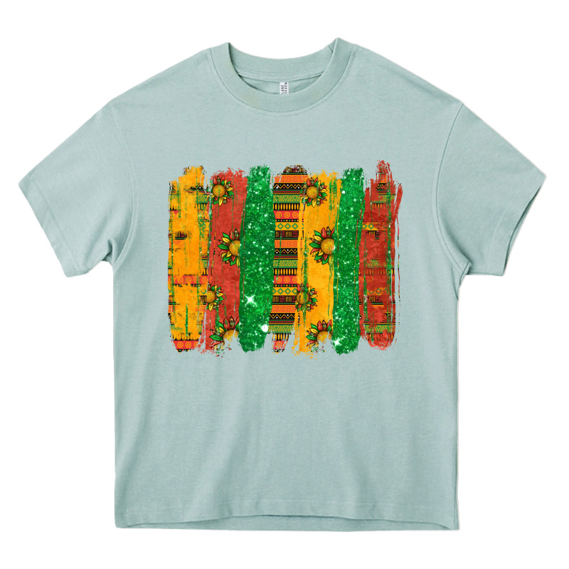 Black History Brushstroke Heavy Core Tee by texasbilliewilder | Teevron