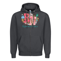 Smoke rn registered nurse western Zipper Hoodie - NancyCooperArtShop