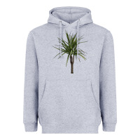 Heather Grey Dracaena Marginata Heavyweight Hoodie - LillyAllenDesigns