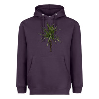 Plum Dracaena Marginata Heavyweight Hoodie - LillyAllenDesigns