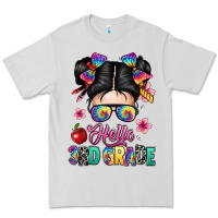 Dove Grey hello third grade kid Premium Tee - texasbilliewilder