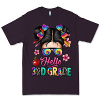Plum hello third grade kid Premium Tee - texasbilliewilder