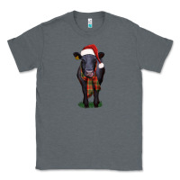 Charcoal Heather black angus Classic Tee - RanaPortraitStore