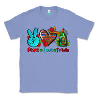 Colony Blue peace love tequila Classic Tee - AdoDesignShop