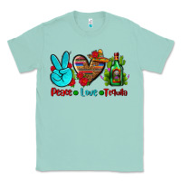 Seafoam peace love tequila Classic Tee - AdoDesignShop