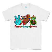 White peace love tequila Classic Tee - AdoDesignShop