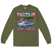 Army Green party in slow motion Long Sleeve Tee - JahusDesignShop