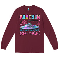Burgundy party in slow motion Long Sleeve Tee - JahusDesignShop